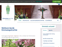 Tablet Screenshot of emmausparochie.net